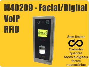 Facial, biometria digital, RFiD, VoIP – INOX